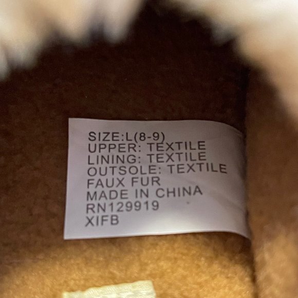 Jessica Simpson Faux Fur Lined Memory Foam Slippers - Picture 6 of 11